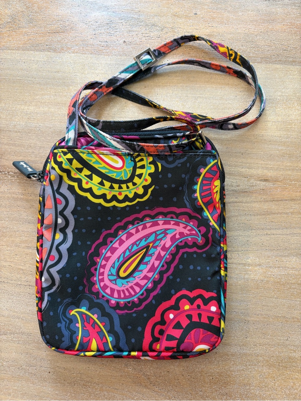 Vera Bradley Mini Hipster Crossbody Bag • Vivid Paisley • NWOT • Lighten Up Line - Picture 7 of 7